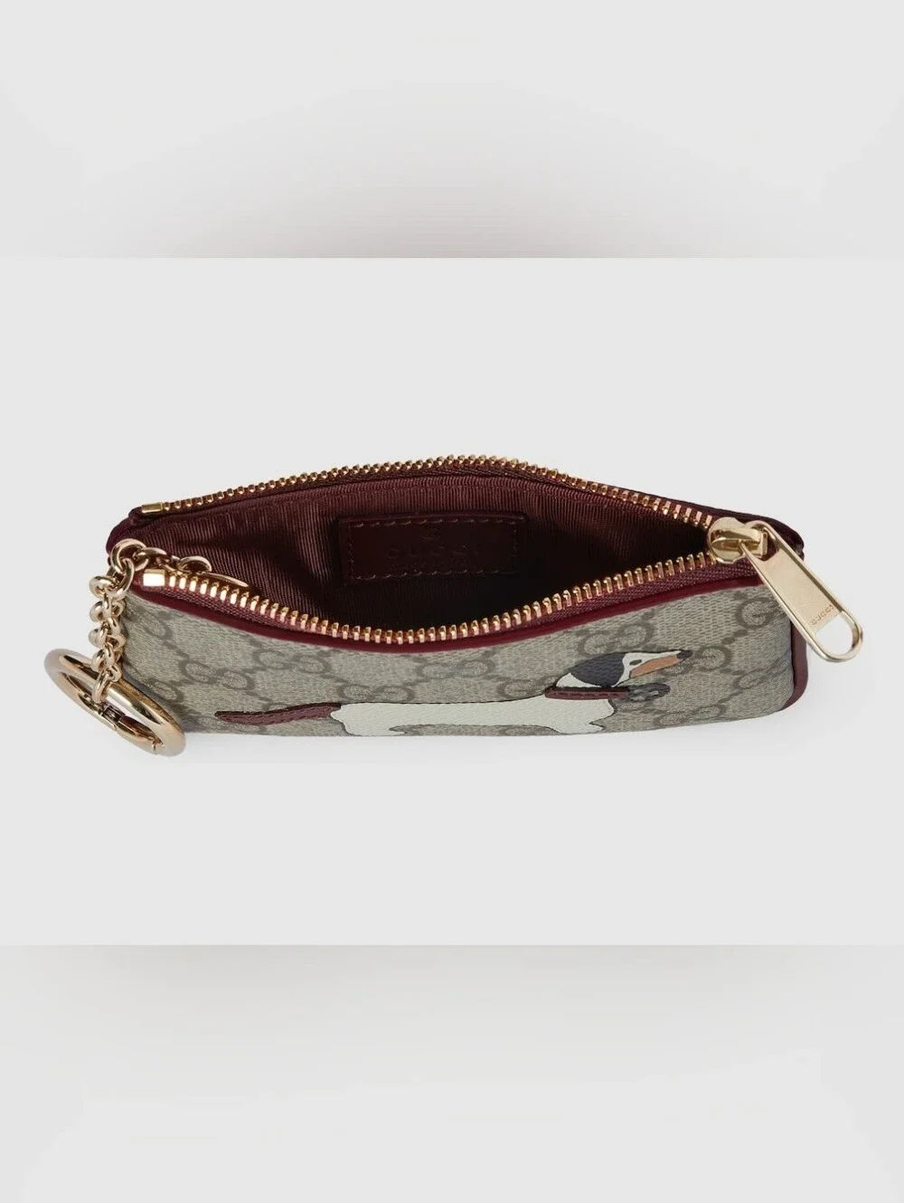Gucci Dog-pattern GG Card Case
